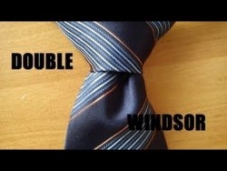 How to Tie a Double Windsor Knot