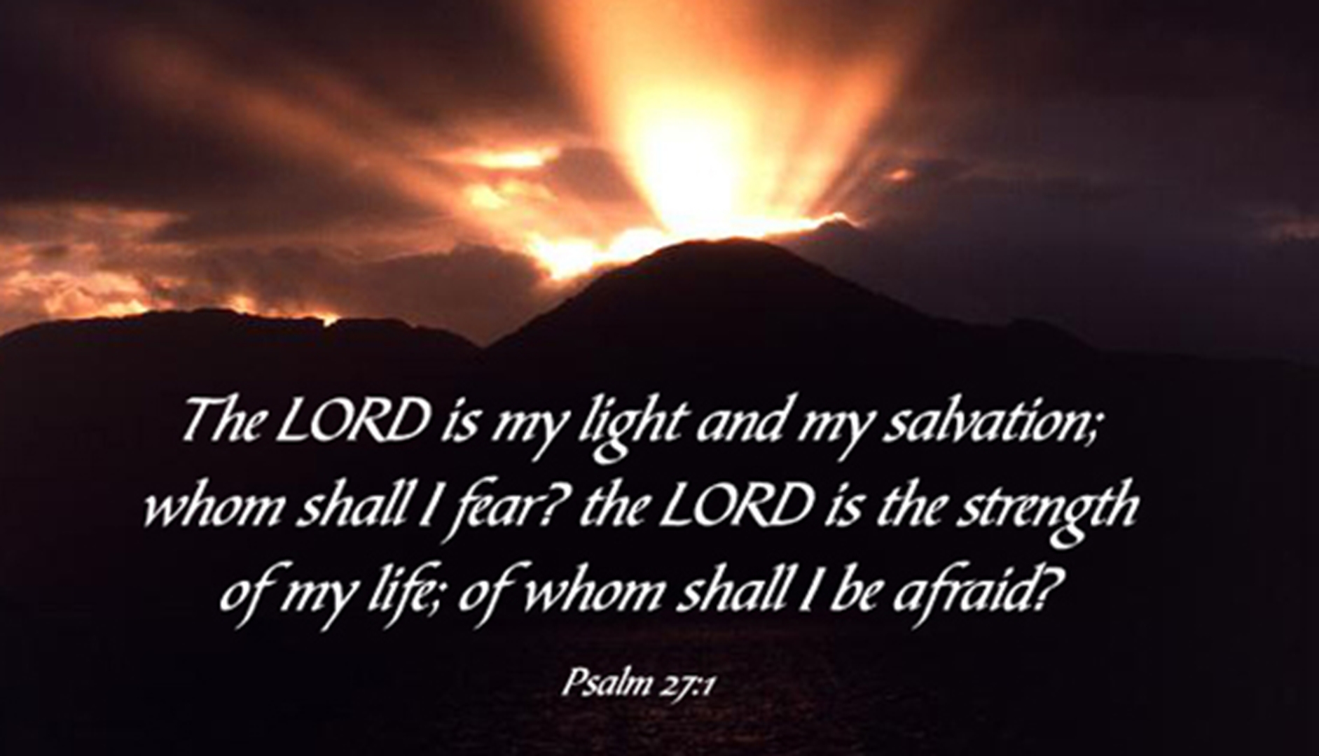 Psalm 27 1 3