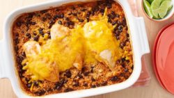 Cheesy Southwest Chicken and Rice Casserole Recipe
