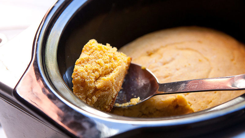 Homemade Cornbread In Your Slow- Cooker