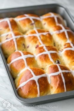 Traditional Hot Cross Buns Recipe and How to for Easter or Anytime