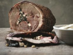 Stuffed Lamb with Spinach and Pine Nuts by Gordon Ramsay