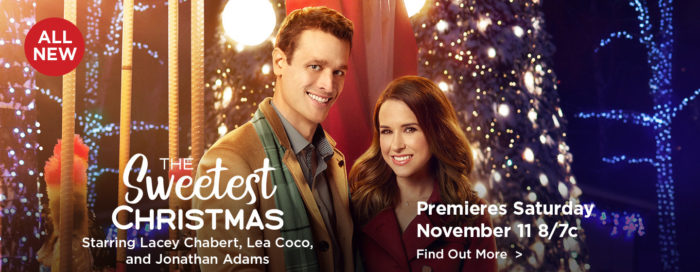 The Sweetest Christmas Starring Lacey Chabert, Lea Coco and Jonathan Adams