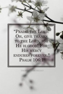 Praise the Lord and Give Thanks