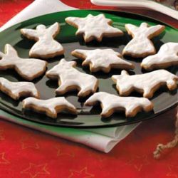 Nativity Themed Molasses Cookie Recipe