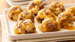 Crescent Roll Cheese Balls with Sausage