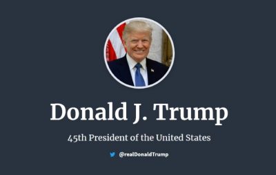President Donald Trump Tweets
