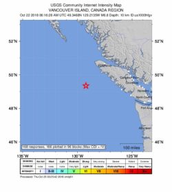 Canada Earthquake: 6.8 Rocks Vancouver Island