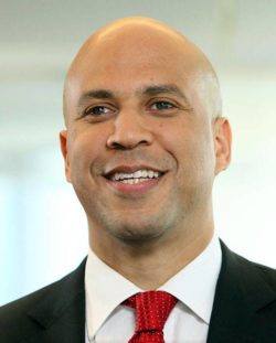 Cory Booker speaks out about “Nie-phew” trans activist