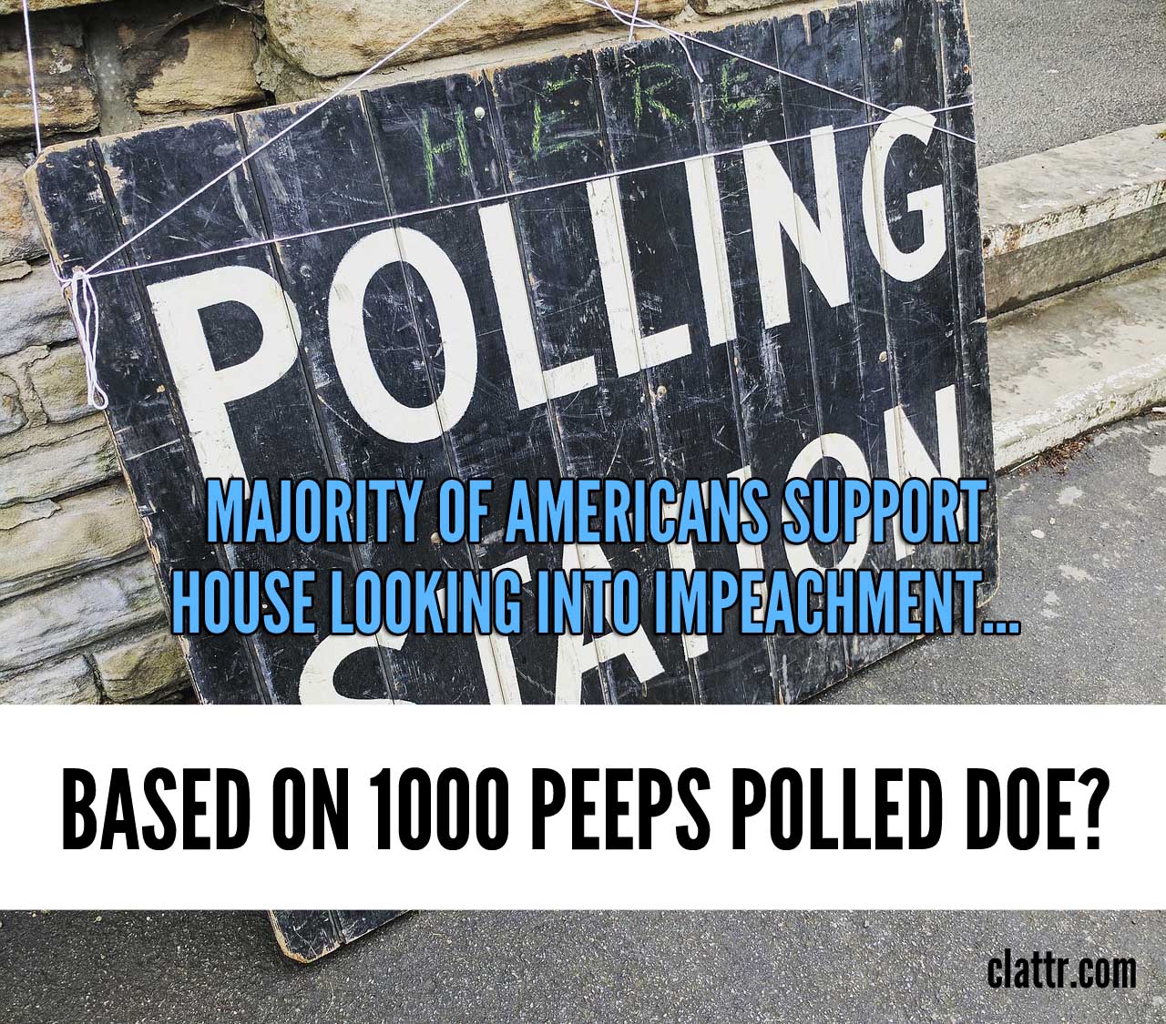 Majority of Americans Support Impeachment Based on 1007 People