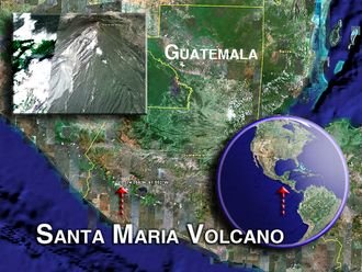 Santiaguito Volcano in Guatemala reports weak explosions