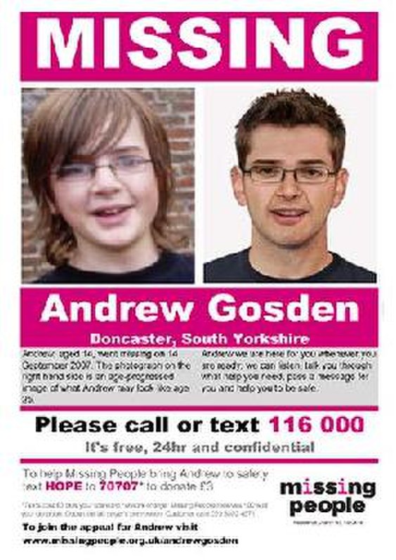 Andrew Gosden went missing at a train station and was never seen again