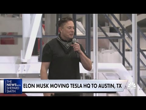 Elon Musk Moves Tesla HQ to Texas