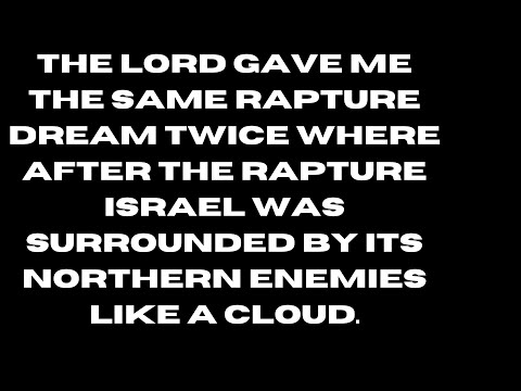 Woman receives same rapture dream twice regarding Israel