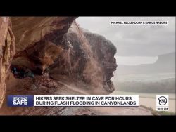 Hikers trapped in cave during flash flood in Canyonlands National Park