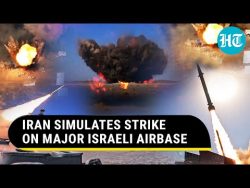Iran threatens to join Hamas in Gaza via simulated strike on air base