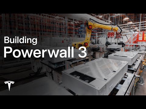 Tesla Building a Powerwall 3